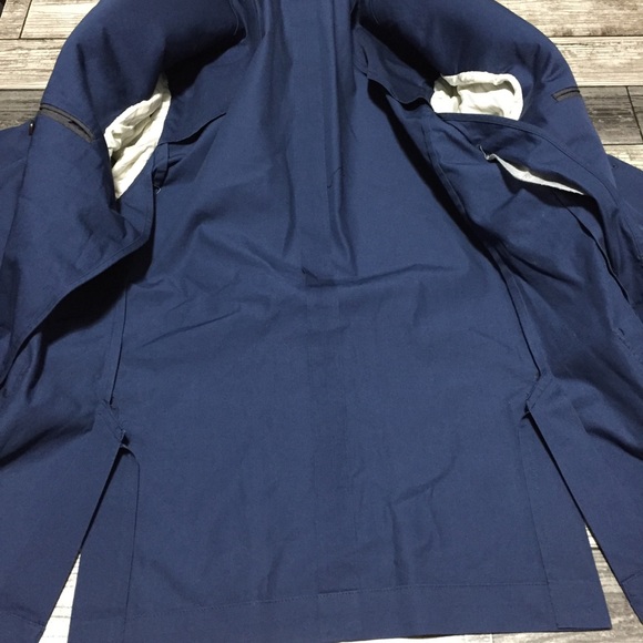 J Crew Ludlow Cotton Blazer Men’s 40S Blue 2 Button Larusmiani - Picture 10 of 11